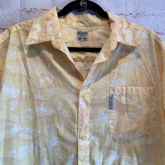 Columbia Mens PFG fishing shirt L short sleeve - Picture 3 of 8